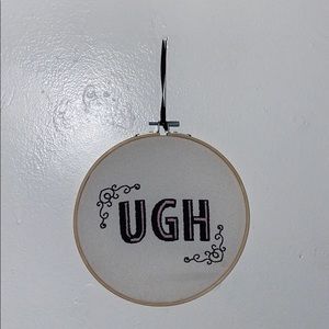 Embroidery hoop!